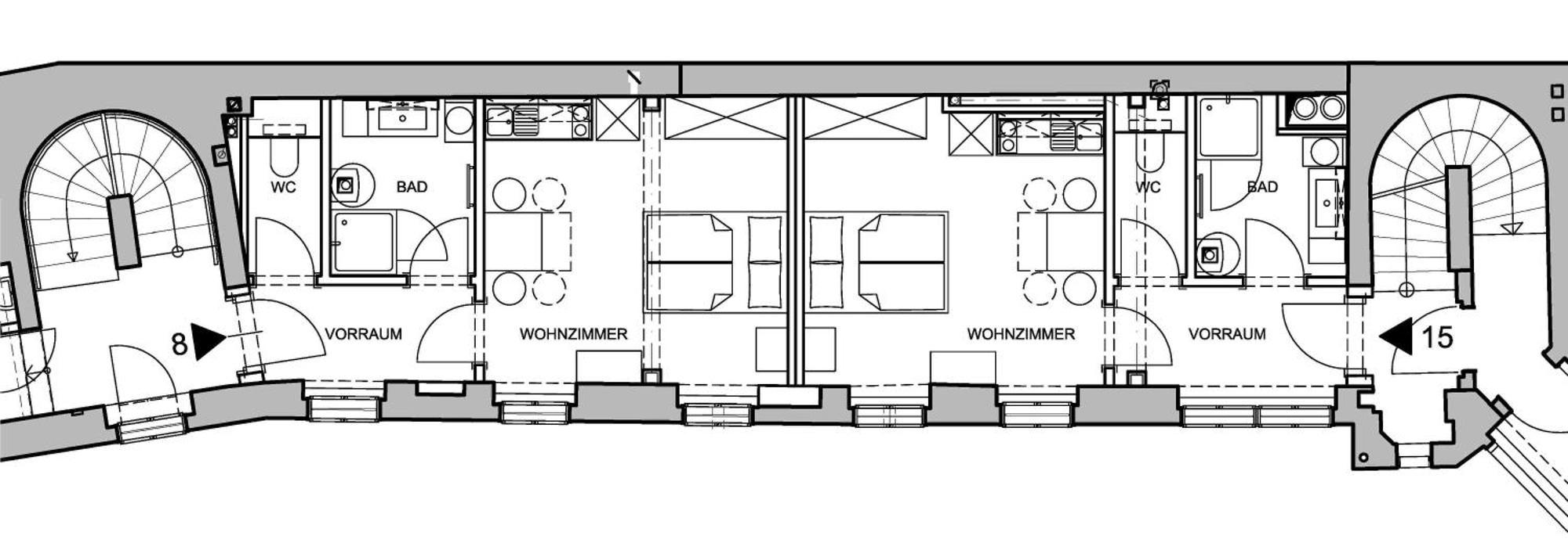 Schlossquadrat Apartment 8 Bécs Kültér fotó